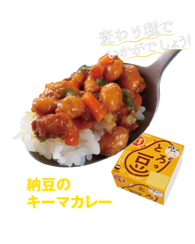 “納豆のキーマカレー”